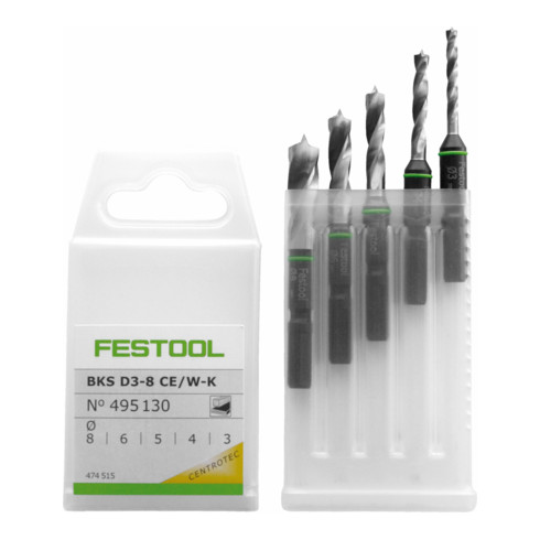 Festool Cassetta per punte BKS D 3-8 CE/W-K