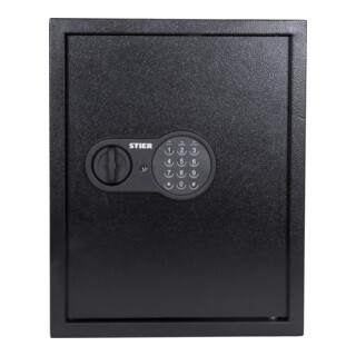 Cassetta di sicurezza per chiavi STIER con serratura elettronica per 71 chiavi