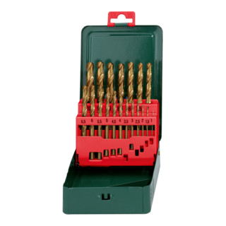 Cassette de forets Metabo HSS-TIN-SP 19 pièces