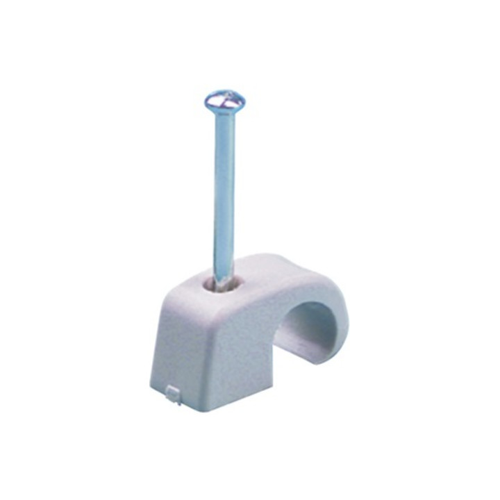 Nagelschelle fD5-7mm Clou 2x30mm avec clou en acier Krt