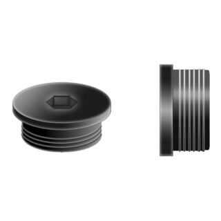 ceag Bouchon à vis M50x1,5 GHG 960 1952 R0116 noir Polyamide