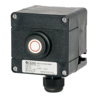 ceag Drucktaster GHG 411 8100 R0001 schwarz Polyamid 16A 690V AC