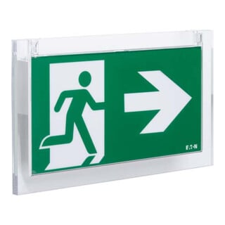 Ceag LED lampe de signalisation de secours RAL9003 IP42 30m CrystalWay 19522 AT