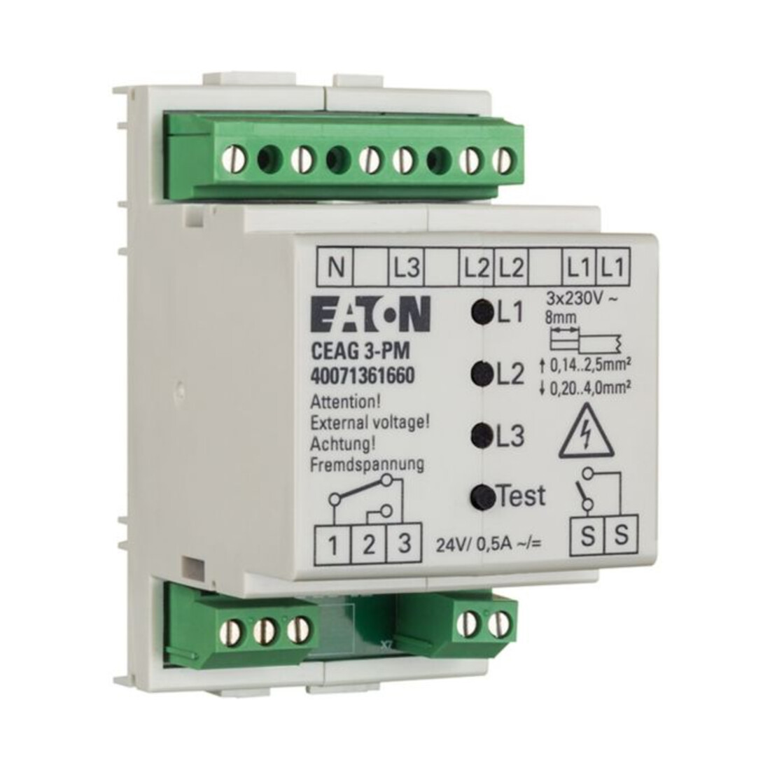 Ceag Notlichtsysteme Drei-Phasen-Überw. 3-PM Modul