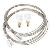 Ceag Notlichtsysteme Set de suspension par câble 20+30 m pour CrystalWay LUM10560-1
