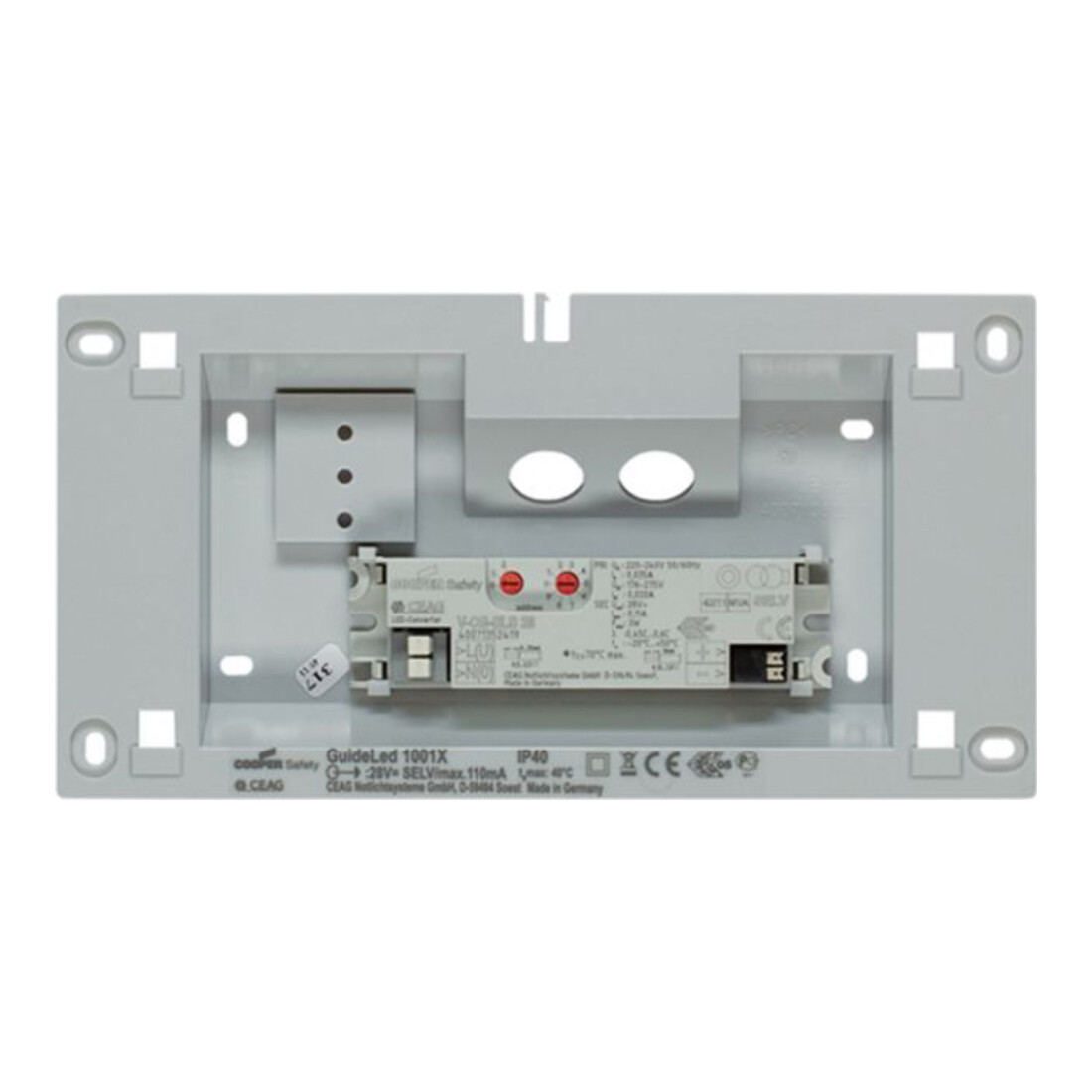 Ceag Notlichtsysteme Wandmontageset f.GuideLed 10011CG-S 40071353641