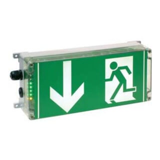Ceag Sicherheitst. Lampe de signalisation de secours Ex flèche vers le bas 1 2191 030 003