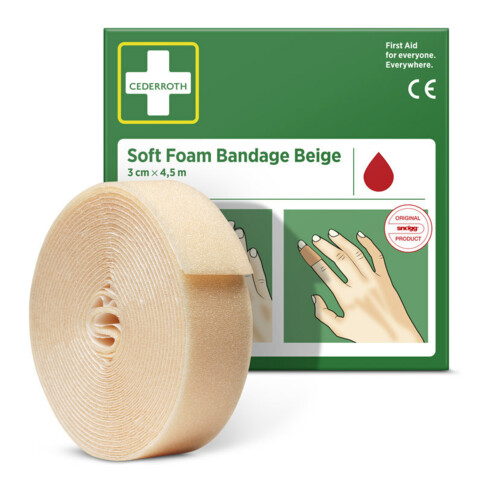 CEDERROTH Bandage mousse 3 cm x 4,5 m