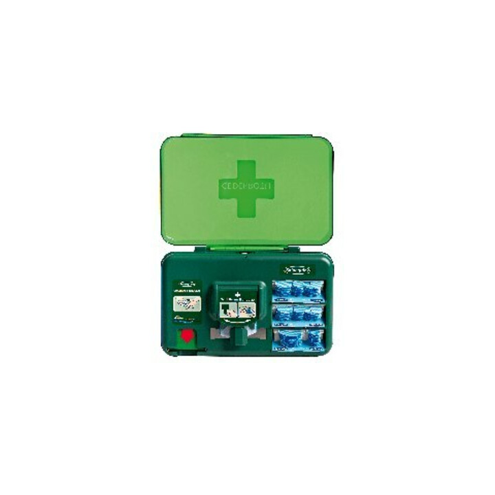 CEDERROTH Distributeur de soins des plaies bleu Distributeur de premiers secours