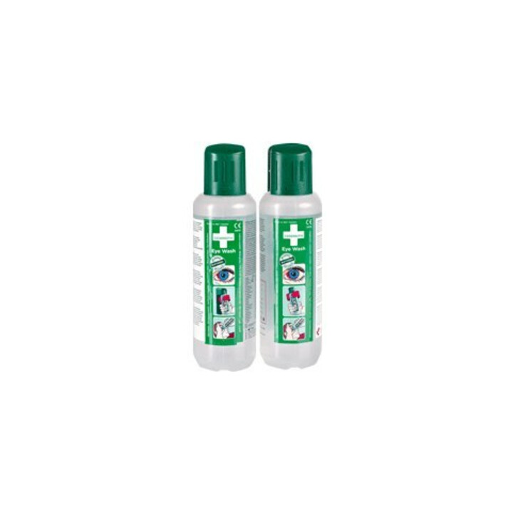 CEDERROTH Flacon de rinçage oculaire 2 x 0,5 l DIN EN15154-4