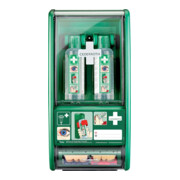CEDERROTH Station de lavage oculaire 2 x 0,5 l, 1 distributeur de pansements