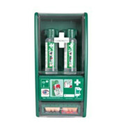 CEDERROTH Station de lavage oculaire 2 x 0,5 l, 1 distributeur de pansements-2