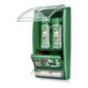 CEDERROTH Station de lavage oculaire 2 x 0,5 l, 1 distributeur de pansements