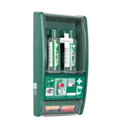 CEDERROTH Station de lavage oculaire 2 x 0,5 l, 1 distributeur de pansements-5