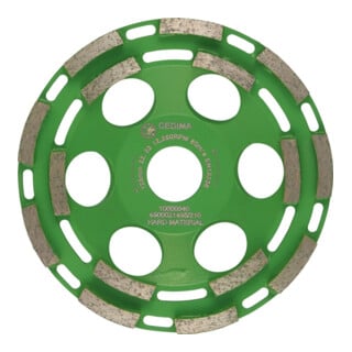 CEDIMA Plateau de meulage diamant EC 73 125 mm, 30x7x6,5 mm