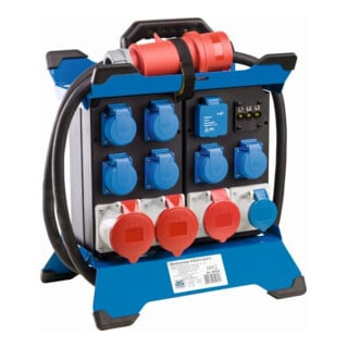 CEE-Standstromverteiler STECKY DUO 4 CEE-Stecker 400V,32 A,5-polig AS-SCHWABE