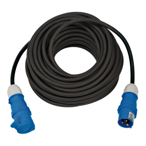 CEE Verlängerungskabel 230V IP44 25m H07RN-F 3G2,5 CEE 230V/16A Stecker und Kupplung