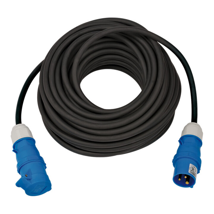 CEE Verlängerungskabel 230V IP44 25m H07RN-F 3G2,5 CEE 230V/16A Stecker und Kupplung