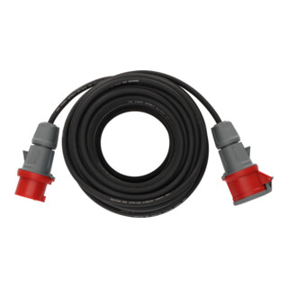 CEE-verlengkabel IP44 30 m zwart H07RN-F 5G1,5 5-polig