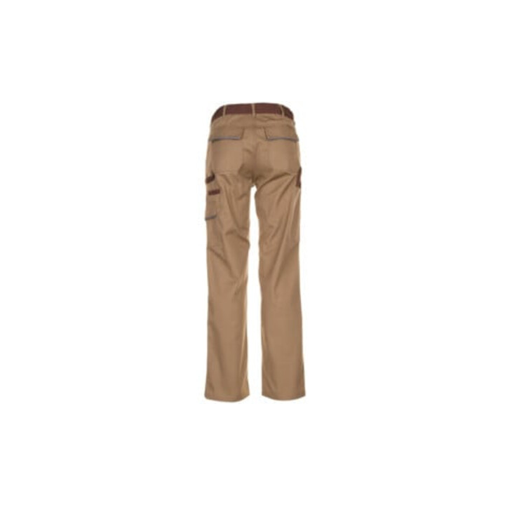 Planam Pantalon de travail Highline beige/marron