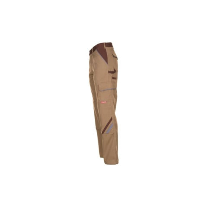 Planam Pantalon de travail Highline beige/marron