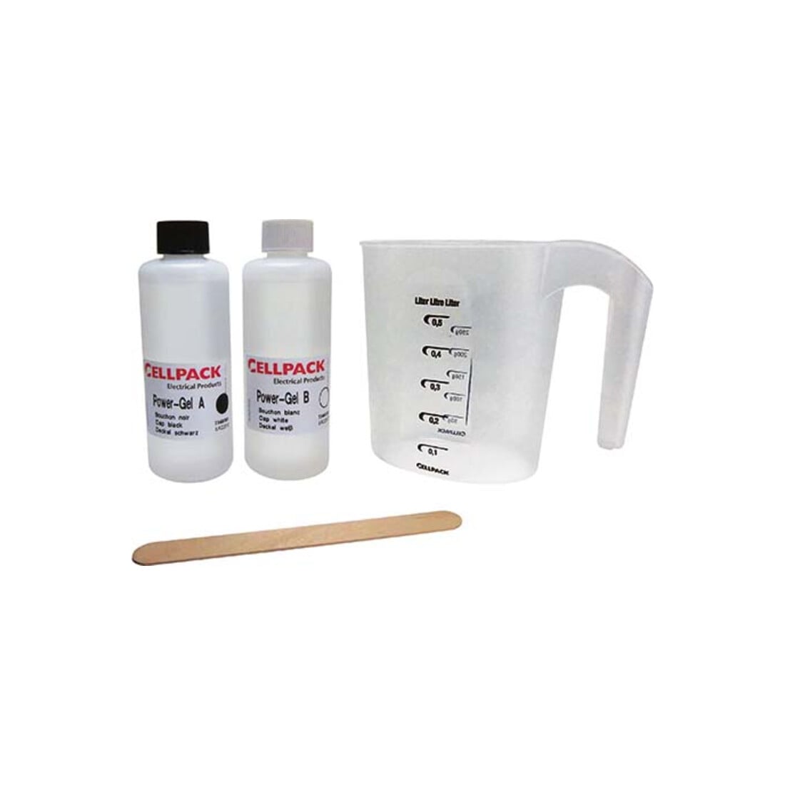 Cellpack Gel bi-composant à base de silicone 1000 ml POWER GEL/1000 ml