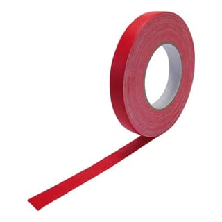 Cellpack Ruban textile rouge D:0,305 I:19 L:50 m No.90 0,305x19x50 rt