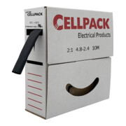 Cellpack Schrumpfschlauch in Abrollbox 10m SB 4.8-2.4 sw-1