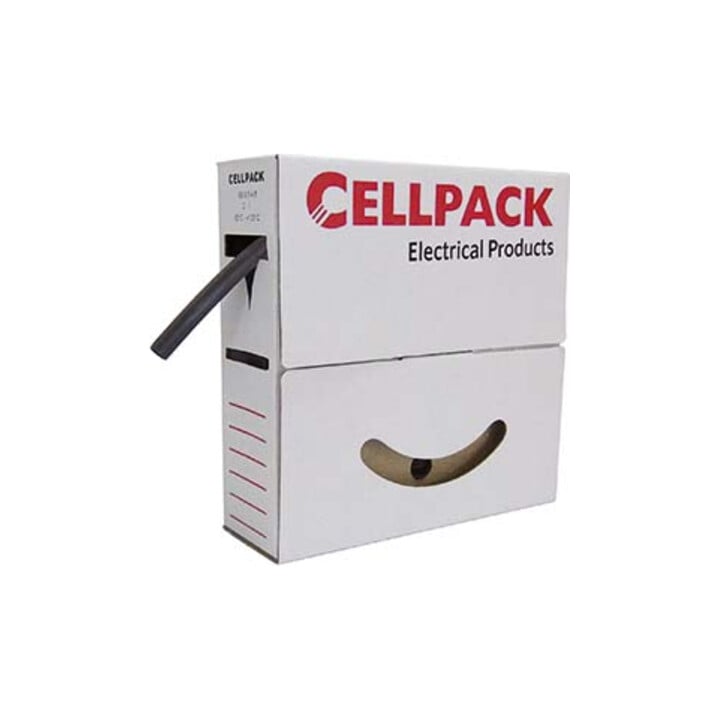 Cellpack Schrumpfschlauch in Abrollbox 10m SB 4.8-2.4 sw
