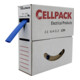Cellpack Schrumpfschlauch in Abrollbox 10m SB/6.4-3.2/blau/10m