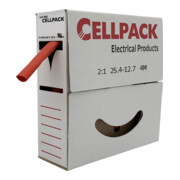 Cellpack Schrumpfschlauch in Abrollbox 4m SB/25.4-12.7/rot/4m-3
