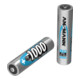 Cellule de batterie Micro 1000mAh 1,2V NiMH ANSMANN/Blister.-3