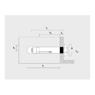 CELO Ancoraggio a manicotto Dnbolt DT 20-110/ M16 con vite a testa esagonale, zincato