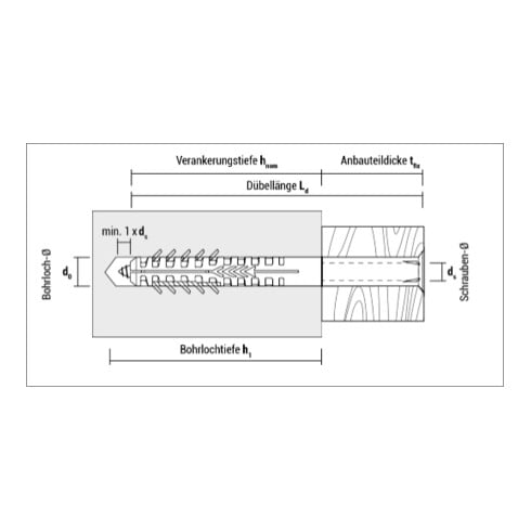 Ancrage pour cadre de bloc creux HBR 10-100 SSK avec vis à tête hexagonale avec rondelle galvanisé 10 mm CELO