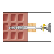 Ancrage de cadre multifonctionnel CELO MFR SB 8-100 collier à tête fraisée vis à tête fraisée acier inoxydable A4-5