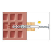 CELO Ancrage multifonctionnel pour cadre MFR SB 10-60 SSKS, collet fraisé, vis hexagonale avec rondelle, galvanisé-4