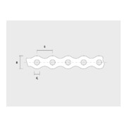 CELO Ruban perforé Cintapolo 12 mm, rouleau-2
