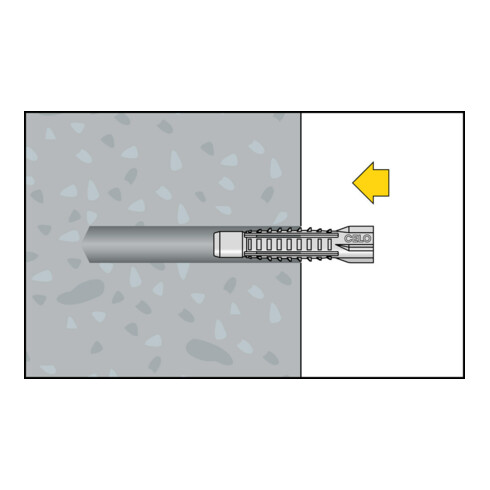 CELO Blister Mehrzweckdübel MZ 12 + SKS 8x90 mit Kragen u.Schr.