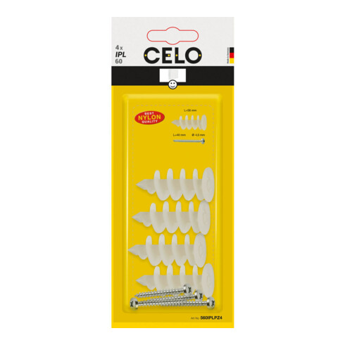 CELO Isolierdübel IPL 60 m. Schraube 4,5x40