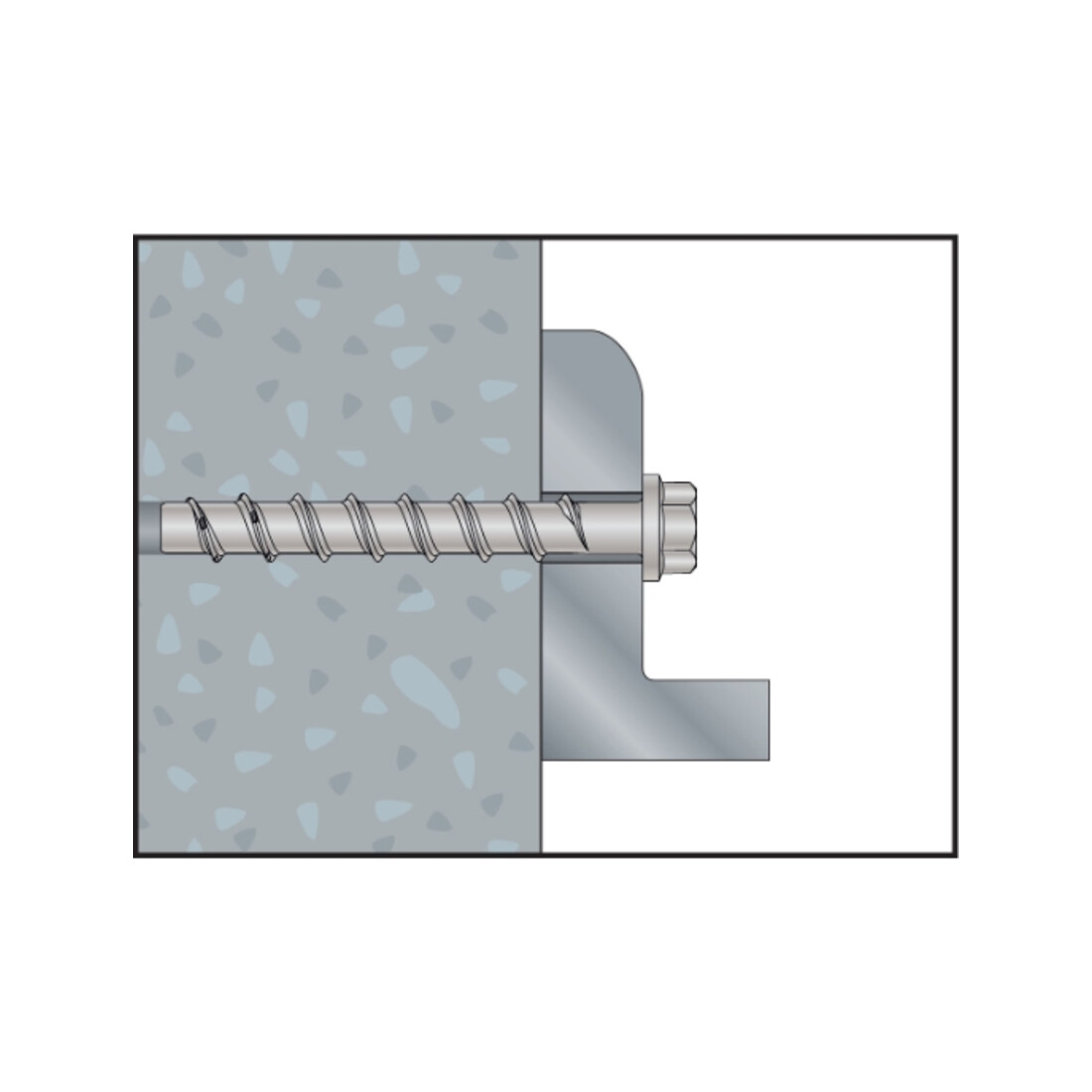 CELO Betonschraube BTS E 6-35 M6, Außengewinde, ZnAl