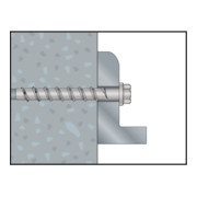 CELO Betonschraube BTS PTL 6-55/5, Pan head TX30, ZnAl 6 mm-4