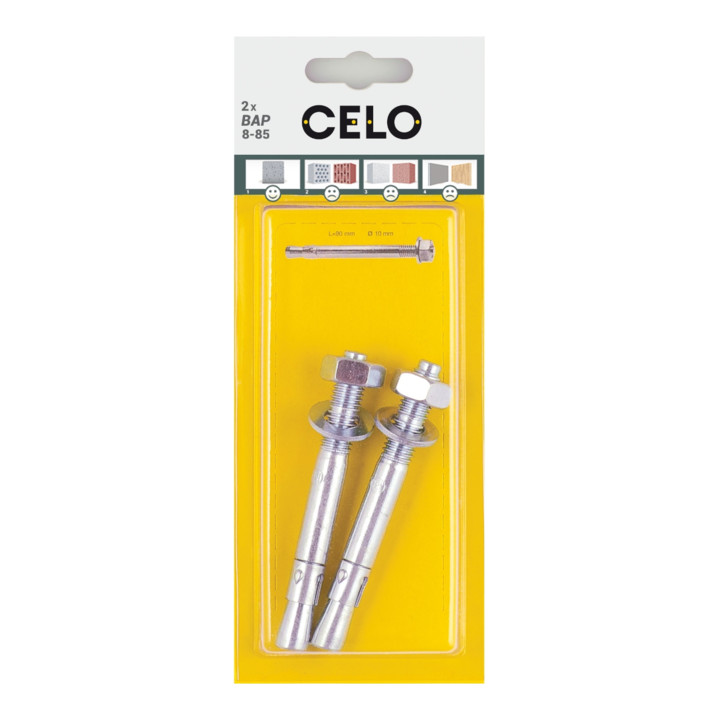 CELO Blister Blitzanker BA plus 8-85/20