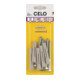 Celo Blister Chevilles à usage multiple avec collerette et vis MZK 6-41 WH-1
