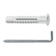 Celo Blister Chevilles à usage multiple avec collerette et vis MZK 6-41 WH-2