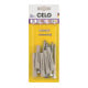 CELO Blister Chevilles à usage multiple avec collerette et vis MZK 6 SPS-1