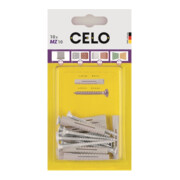 CELO Blister Chevilles à usage multiple avec vis MZ 6 SPS