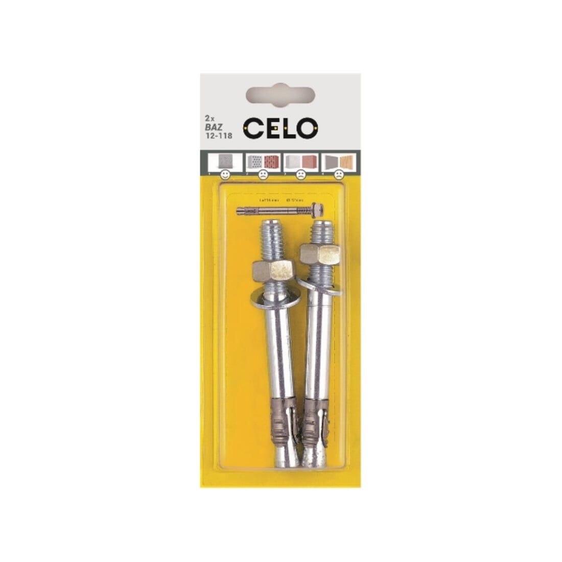 CELO Blister doorsteekanker BAZ 8-72/10