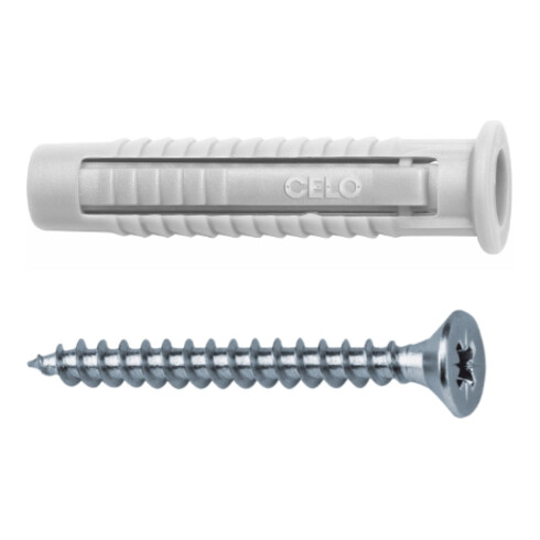 CELO Blister Dübel mit Schraube FX 8 SPS