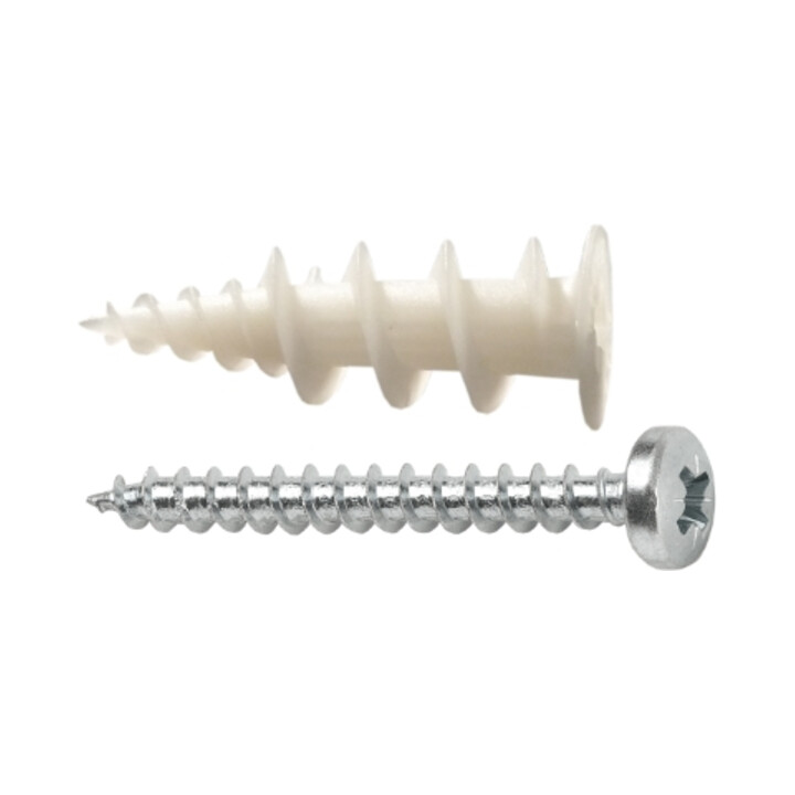 CELO Blister gipsplaatplug kunststof met schroef GKD PZ