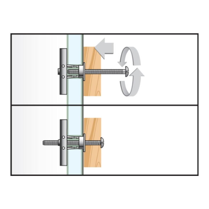 CELO Blister Hohlraumdübel Universal mit Schraube BT
